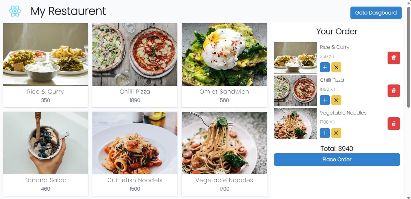 Restaurent Application